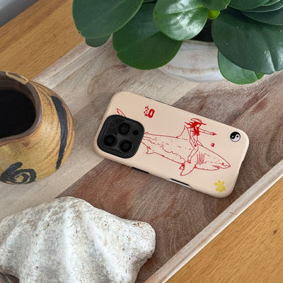1800-Busy-Rn in Cream Printed Phone Cases iPhone 16 / Armoured by Easty Beasty - The Dairy