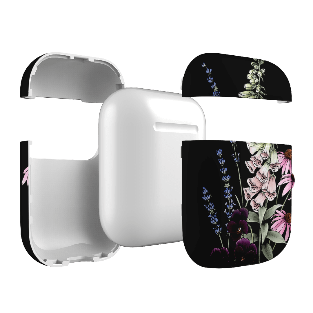 Garden Party Noir AirPods Case AirPods Case by Typoflora - The Dairy