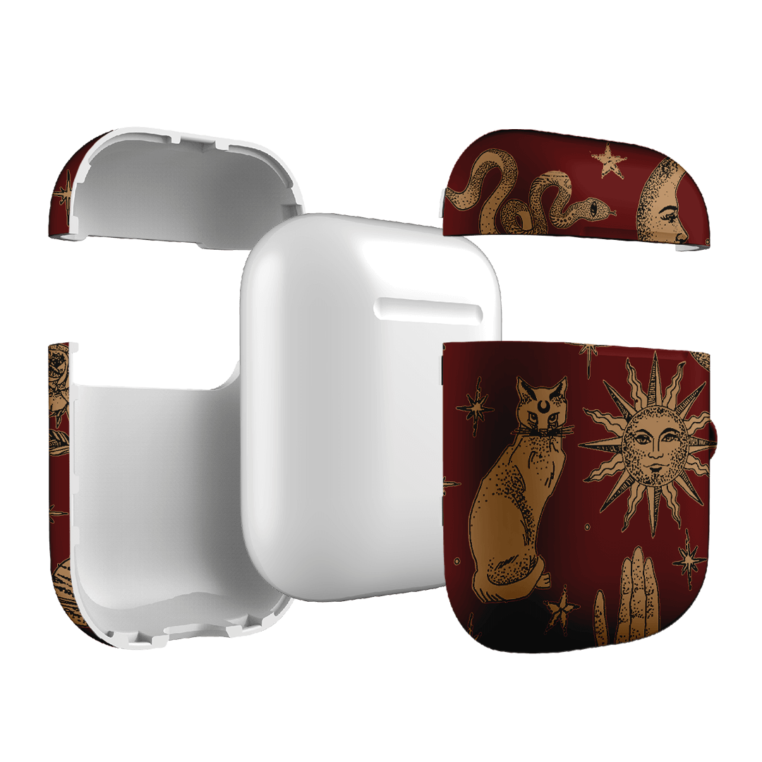 Astro Flash Red AirPods Case AirPods Case by Veronica Tucker - The Dairy