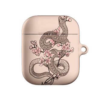 Blossom Snake in Pink AirPods Case AirPods Case 2nd Gen by Veronica Tucker - The Dairy