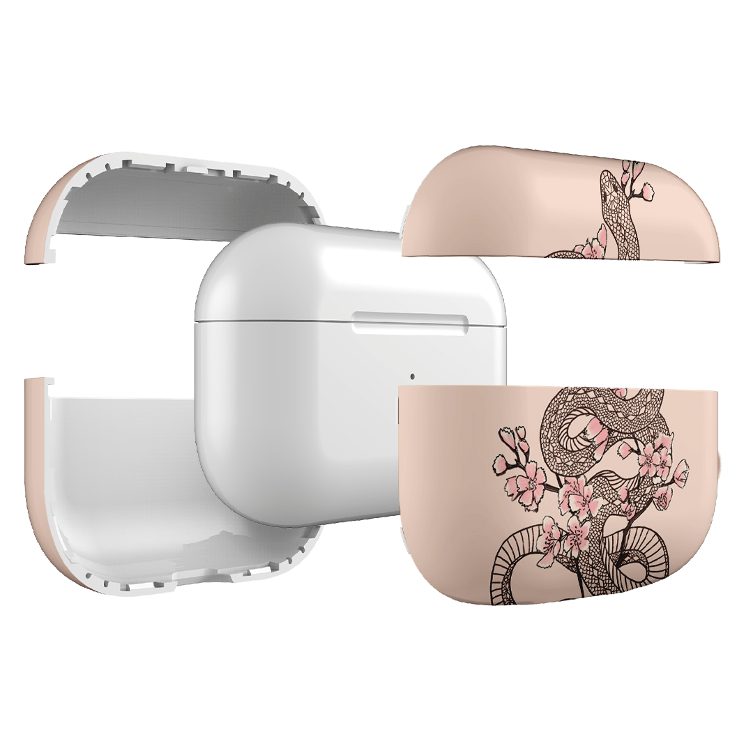 Blossom Snake in Pink AirPods Pro Case