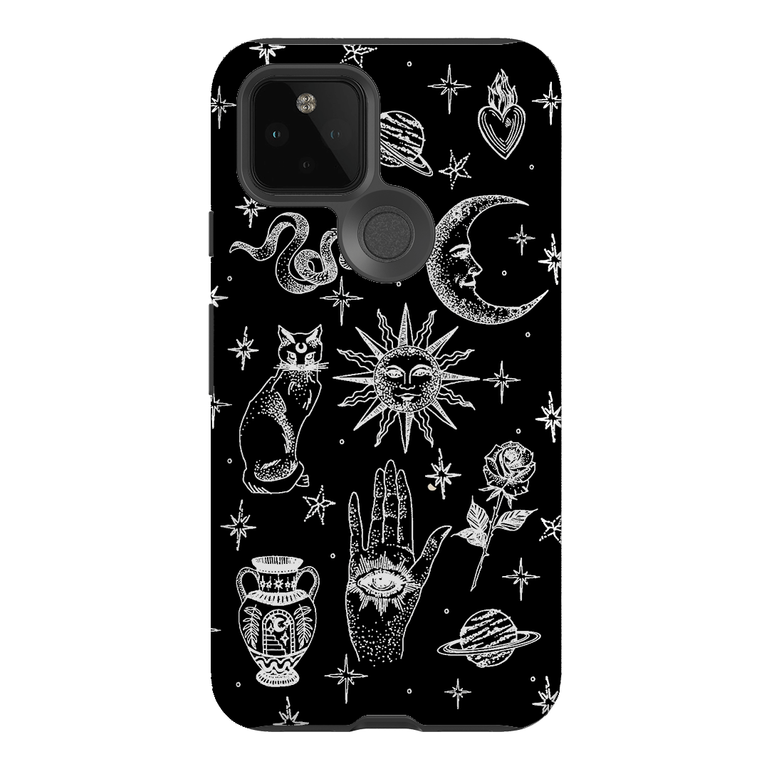 Astro Flash Monochrome Printed Phone Cases Google Pixel 5 / Armoured by Veronica Tucker - The Dairy