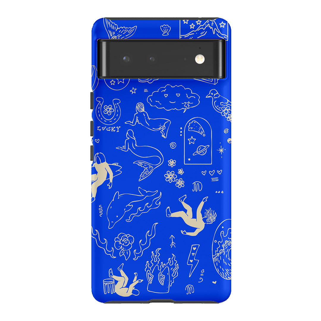 Easty Flash Blue Printed Phone Cases Google Pixel 6 / Armoured by Easty Beasty - The Dairy