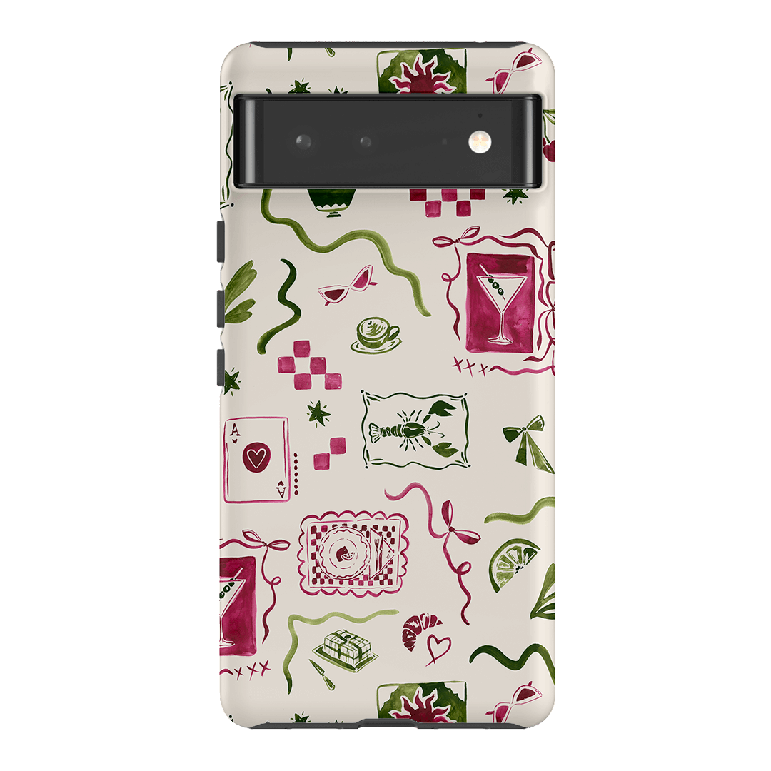 Martini Gal Printed Phone Cases Google Pixel 6 / Armoured by Charlie Taylor - The Dairy