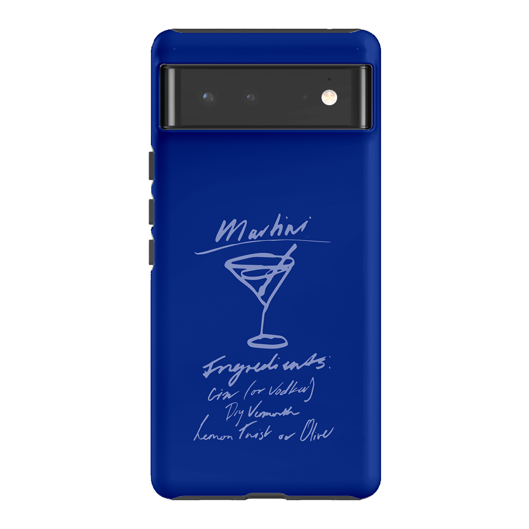 Martini Mood Blue Printed Phone Cases Google Pixel 6 / Armoured by The Dairy - The Dairy