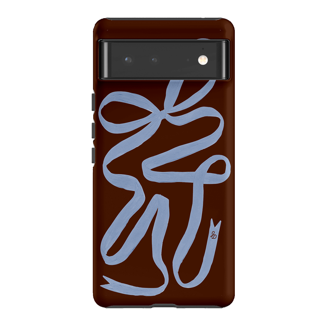 Mocha Ribbon Printed Phone Cases Google Pixel 6 / Armoured by Jasmine Dowling - The Dairy