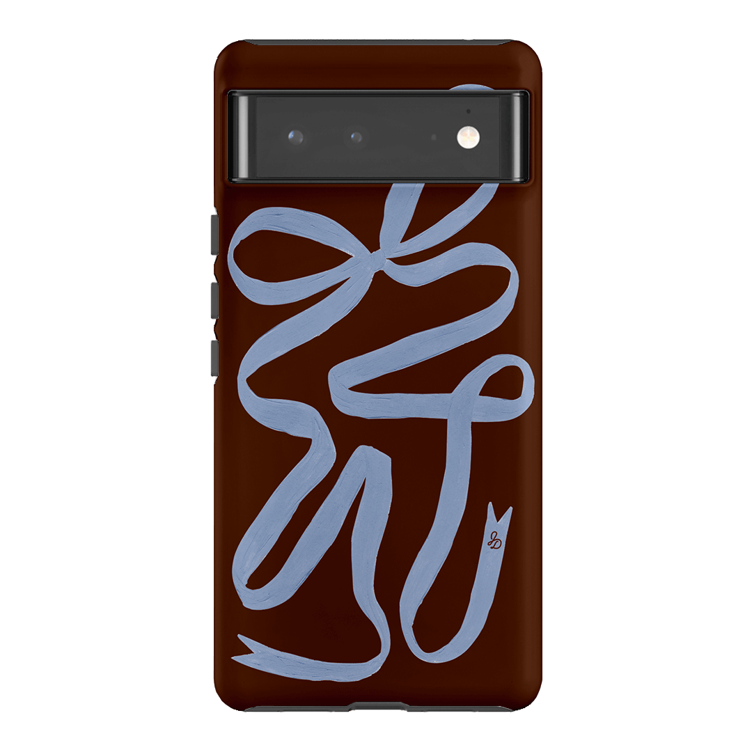 Mocha Ribbon Printed Phone Cases Google Pixel 6 Pro / Armoured by Jasmine Dowling - The Dairy