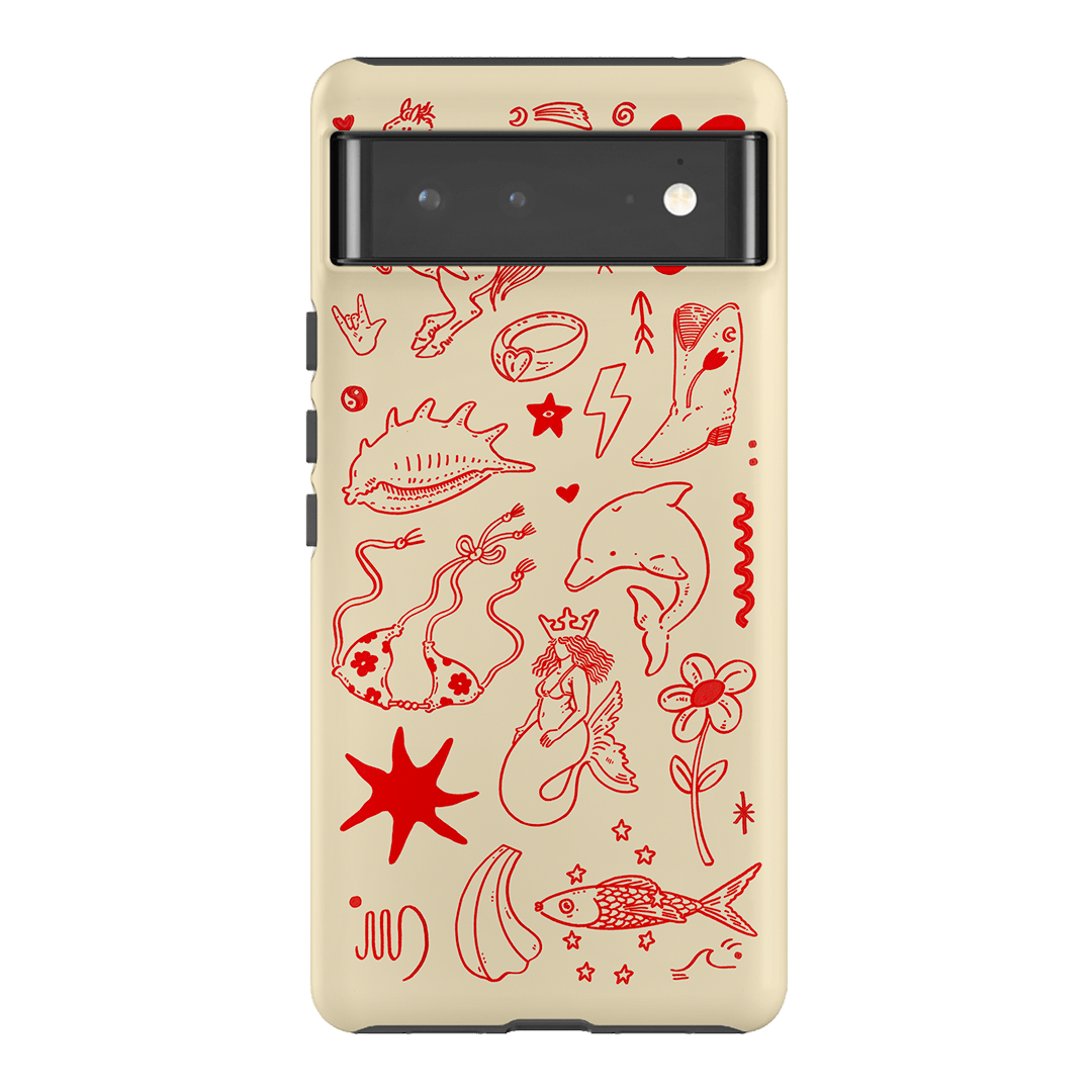 Spiced Cowboy Cream Printed Phone Cases Google Pixel 6 Pro / Armoured by Easty Beasty - The Dairy