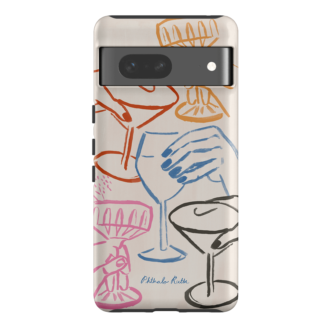 Cheers Multi Printed Phone Cases Google Pixel 7 / Armoured by Phthalo Ruth - The Dairy