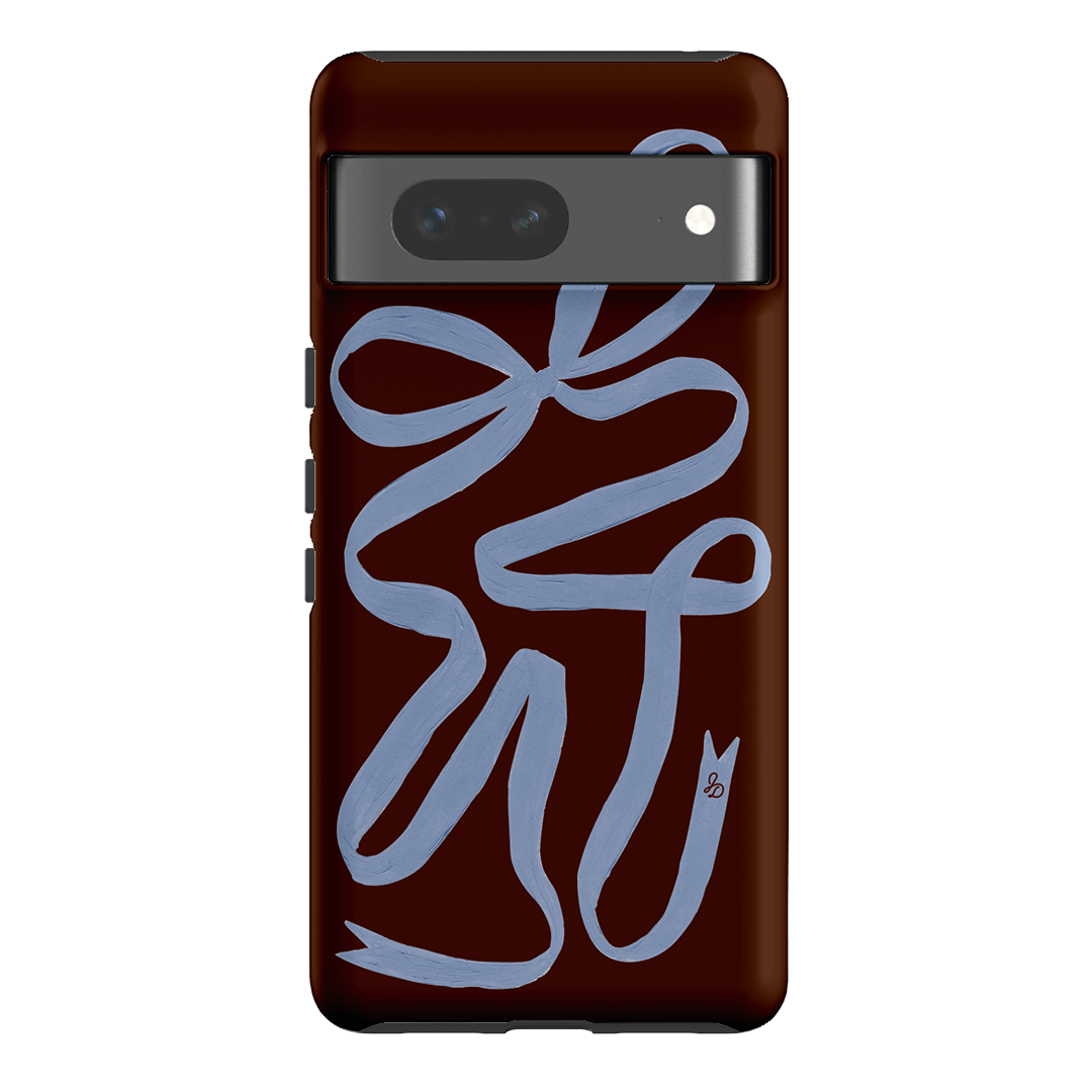 Mocha Ribbon Printed Phone Cases Google Pixel 7 / Armoured by Jasmine Dowling - The Dairy