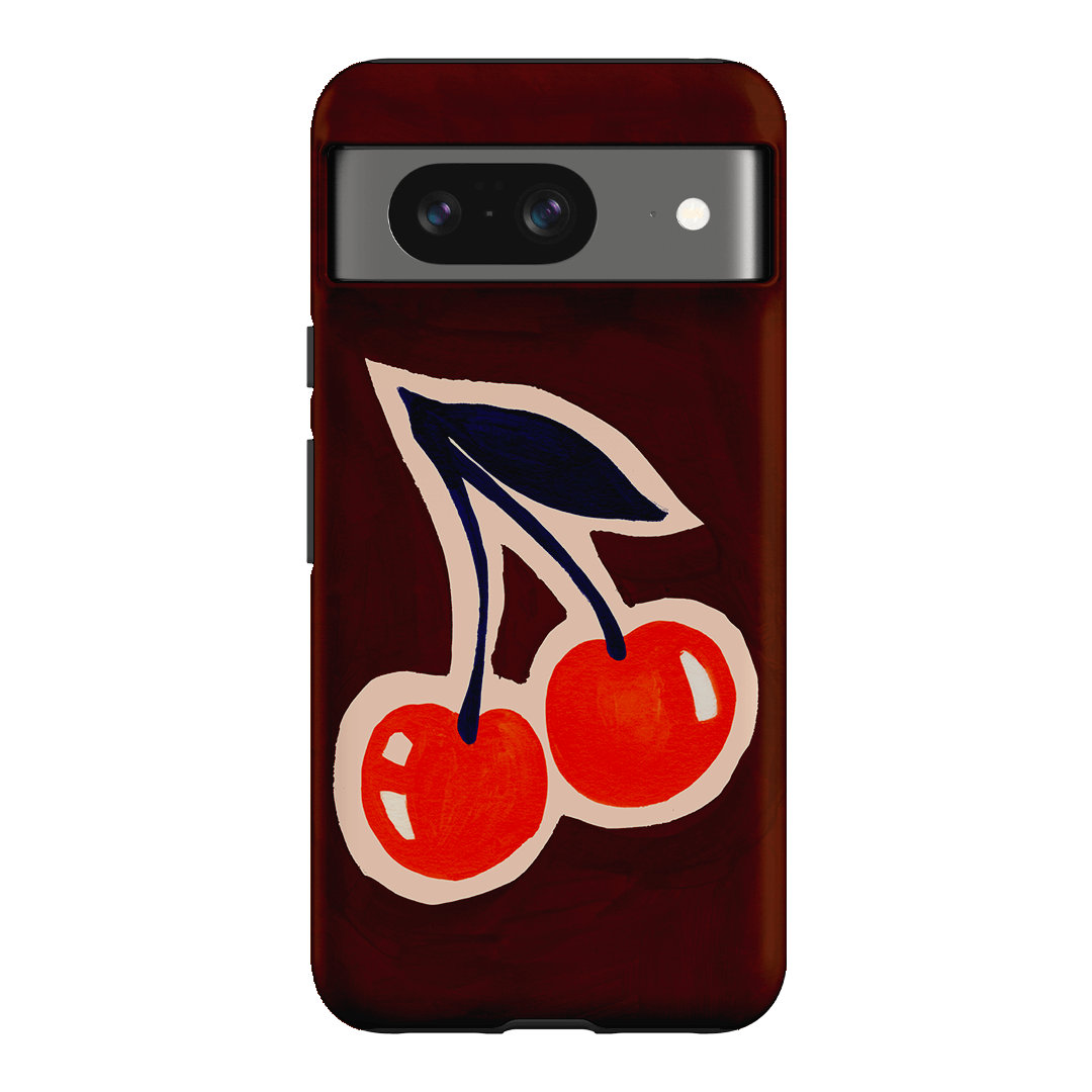 Cherries Printed Phone Cases Google Pixel 8 / Armoured by Studio Bon - The Dairy