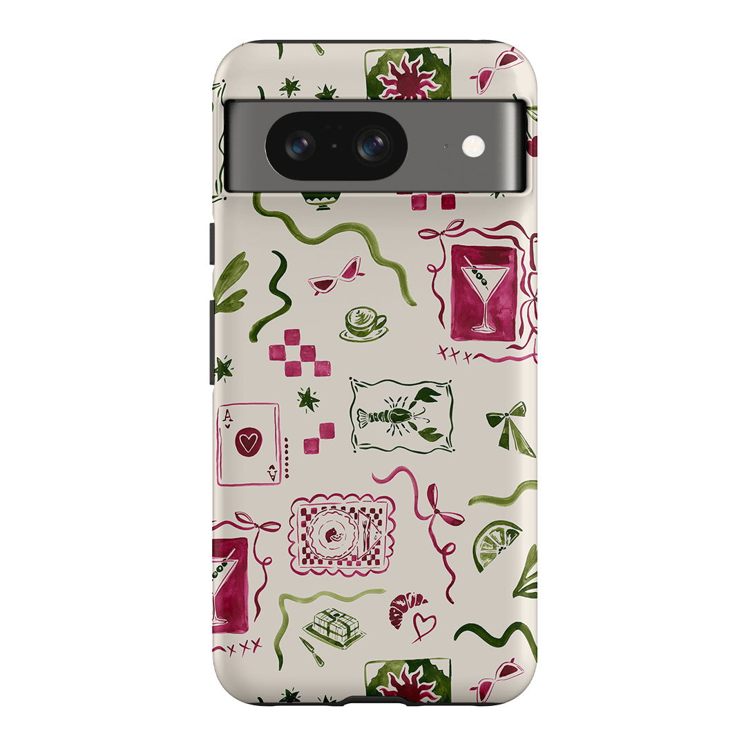 Martini Gal Printed Phone Cases Google Pixel 8 / Armoured by Charlie Taylor - The Dairy