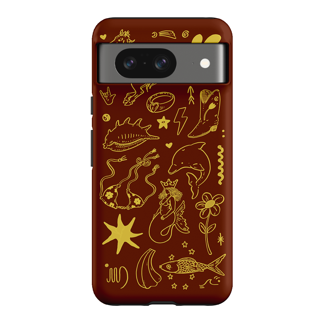 Spiced Cowboy Chocolate Printed Phone Cases Google Pixel 8 / Armoured by Easty Beasty - The Dairy