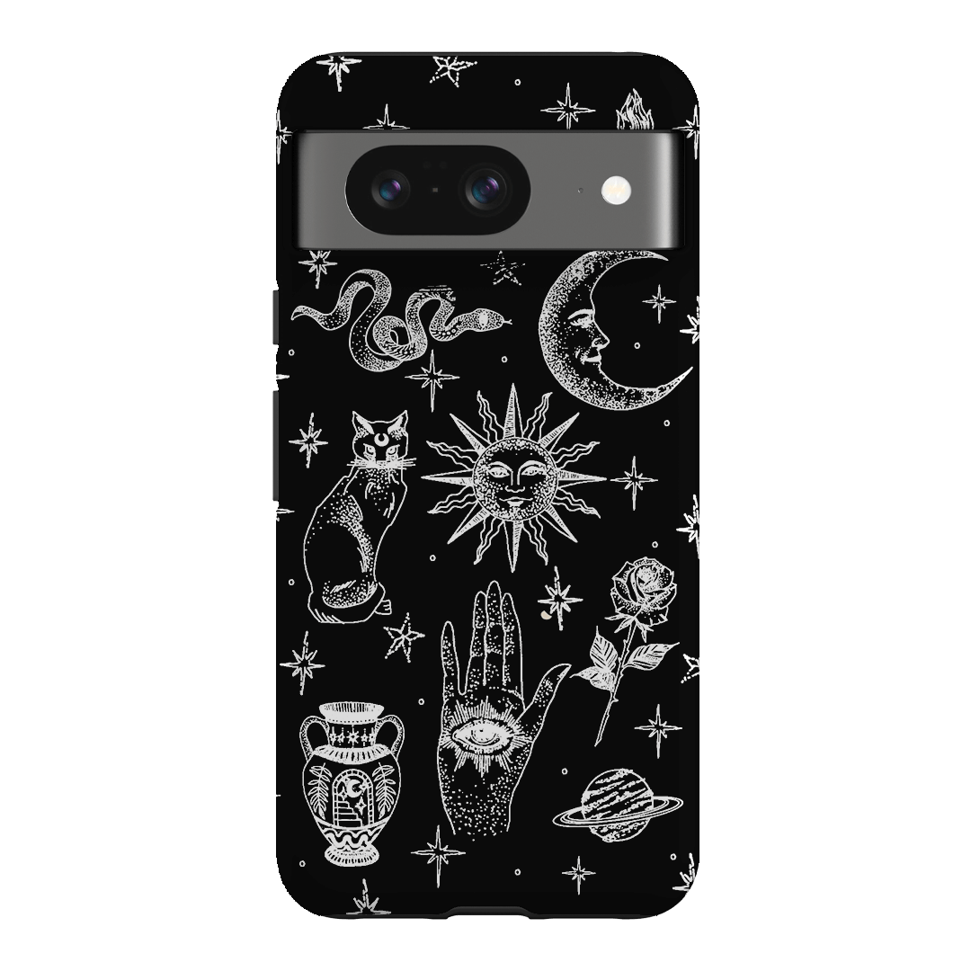 Astro Flash Monochrome Printed Phone Cases Google Pixel 8 / Armoured by Veronica Tucker - The Dairy