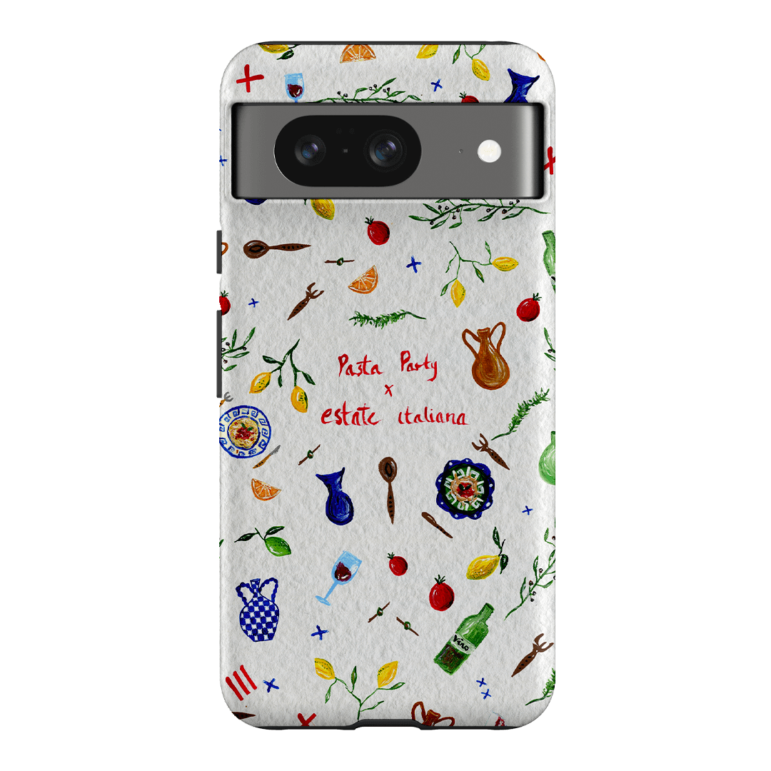 Pasta Party Printed Phone Cases Google Pixel 8 / Armoured by BG. Studio - The Dairy