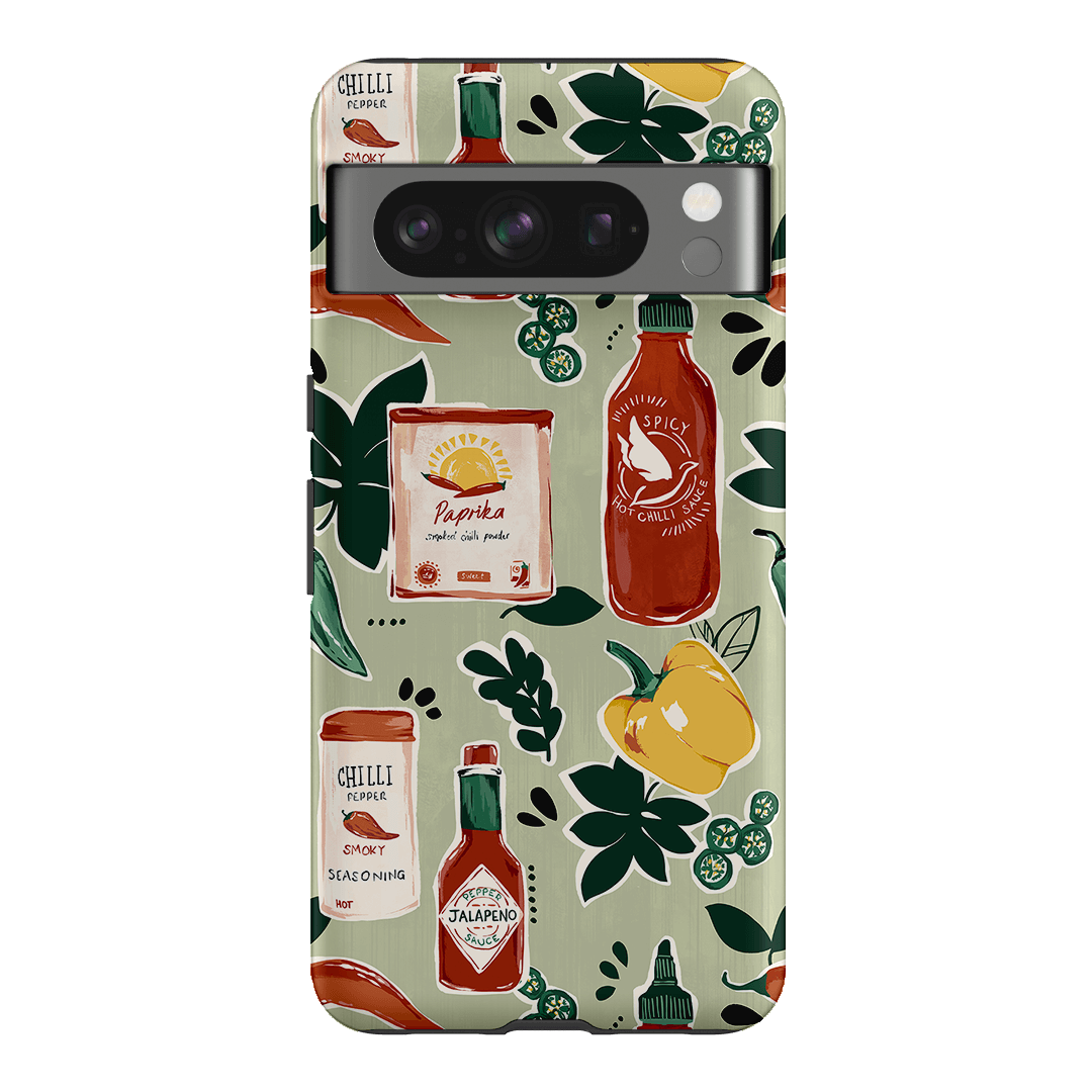 Chilli Pepper Printed Phone Cases Google Pixel 8 Pro / Armoured by Charlie Taylor - The Dairy