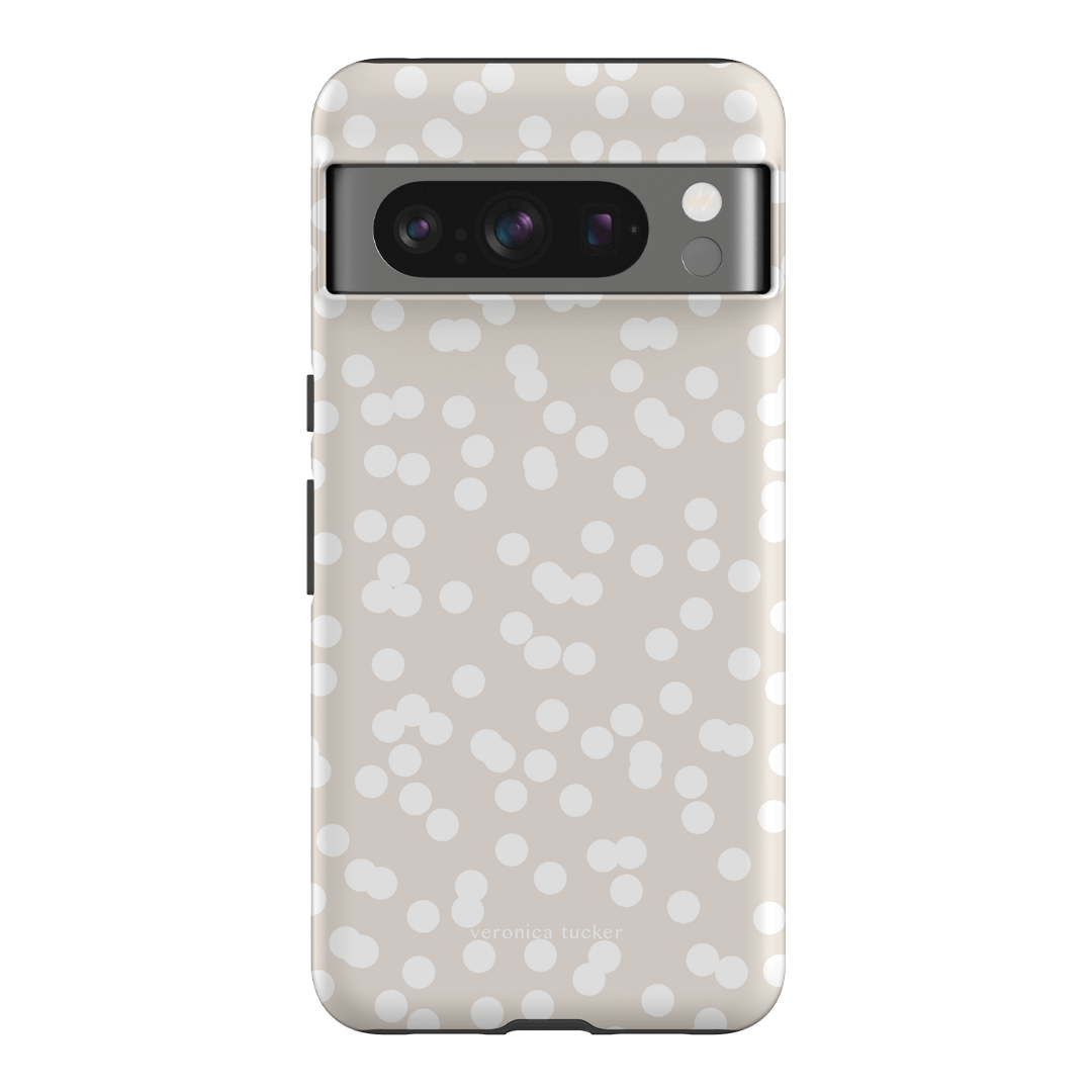 Mini Confetti White Printed Phone Cases Google Pixel 8 Pro / Armoured by Veronica Tucker - The Dairy