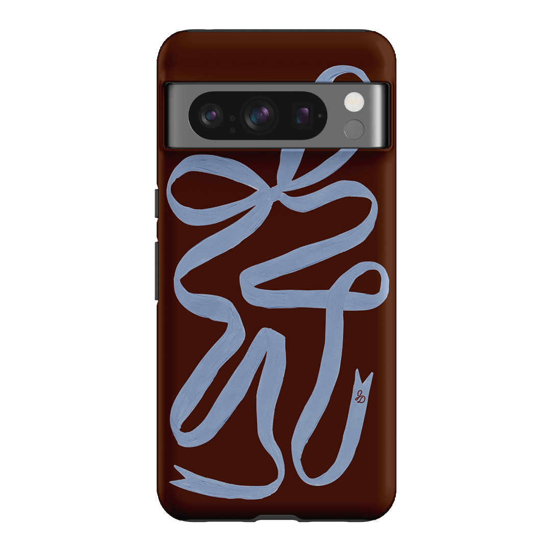 Mocha Ribbon Printed Phone Cases Google Pixel 8 Pro / Armoured by Jasmine Dowling - The Dairy