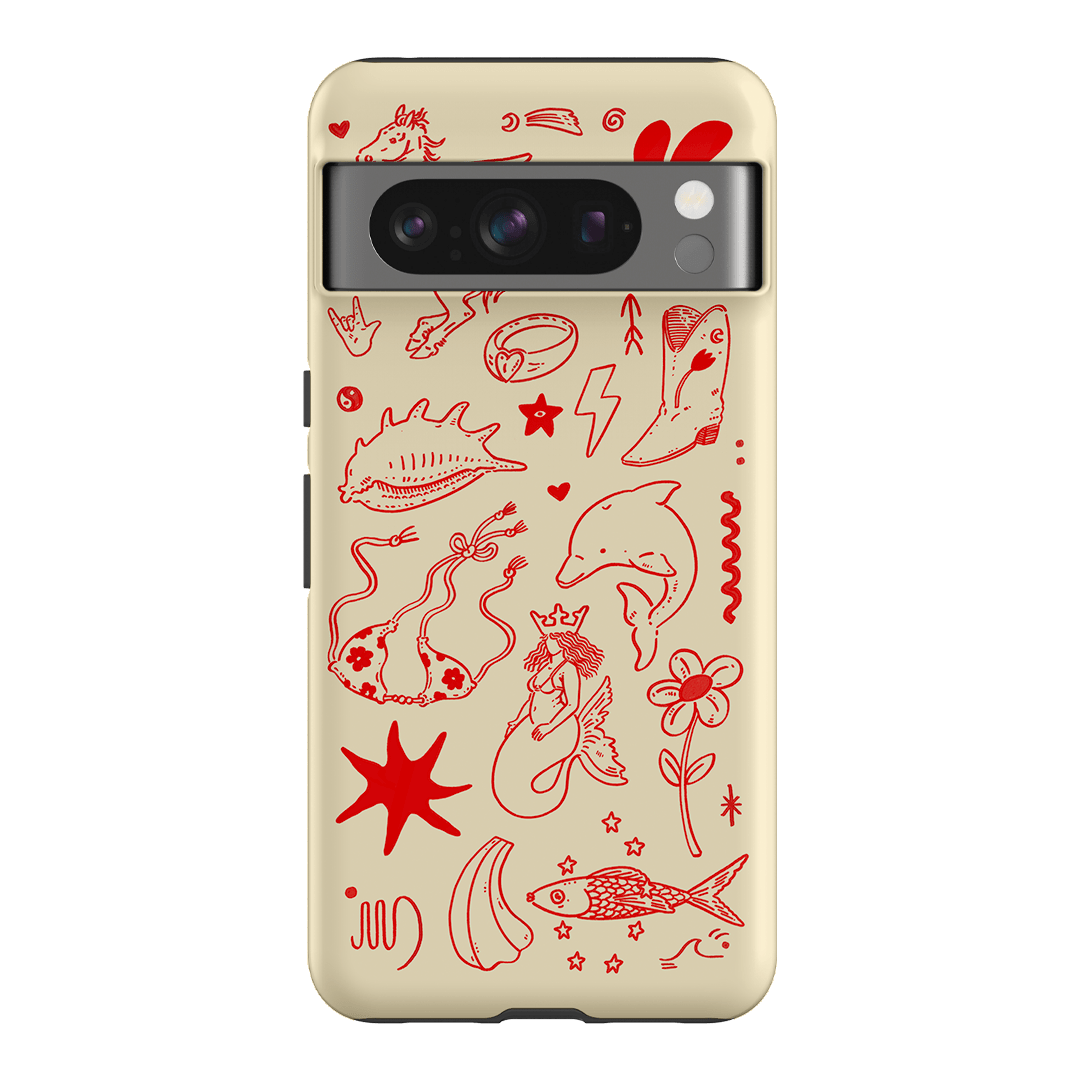 Spiced Cowboy Cream Printed Phone Cases Google Pixel 8 Pro / Armoured by Easty Beasty - The Dairy