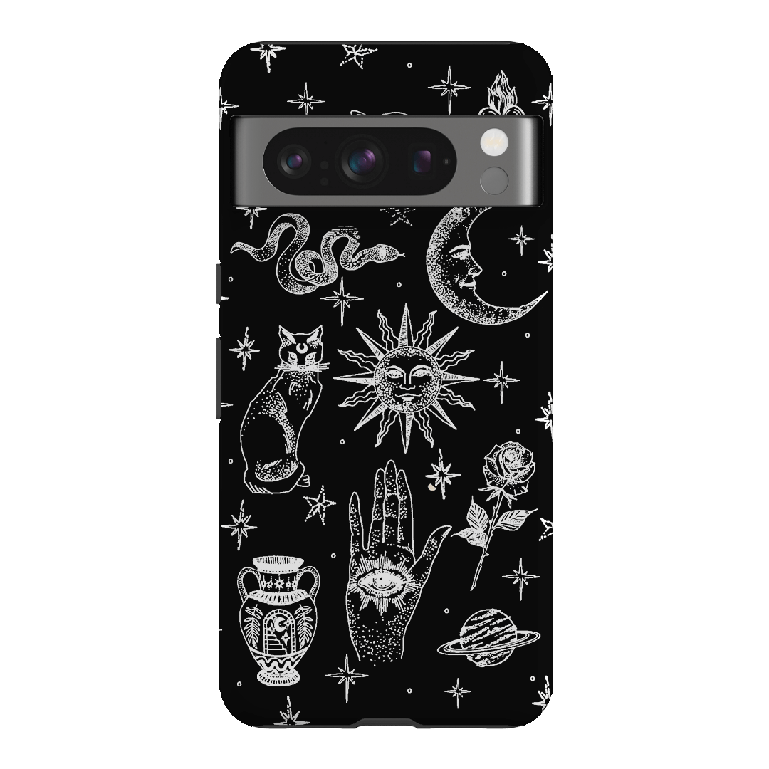 Astro Flash Monochrome Printed Phone Cases Google Pixel 8 Pro / Armoured by Veronica Tucker - The Dairy