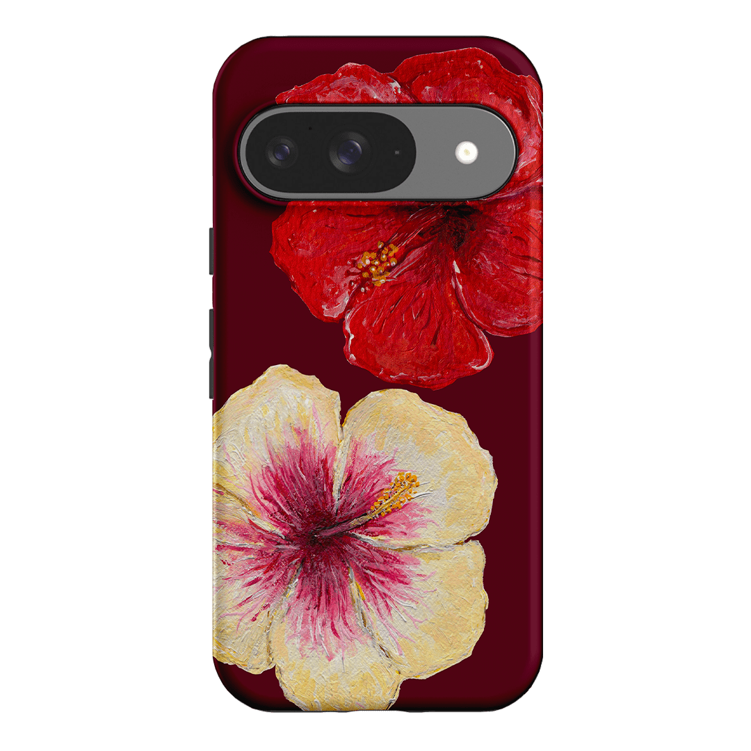 Hibiscus Flower Printed Phone Cases Google Pixel 9 / Armoured by BG. Studio - The Dairy