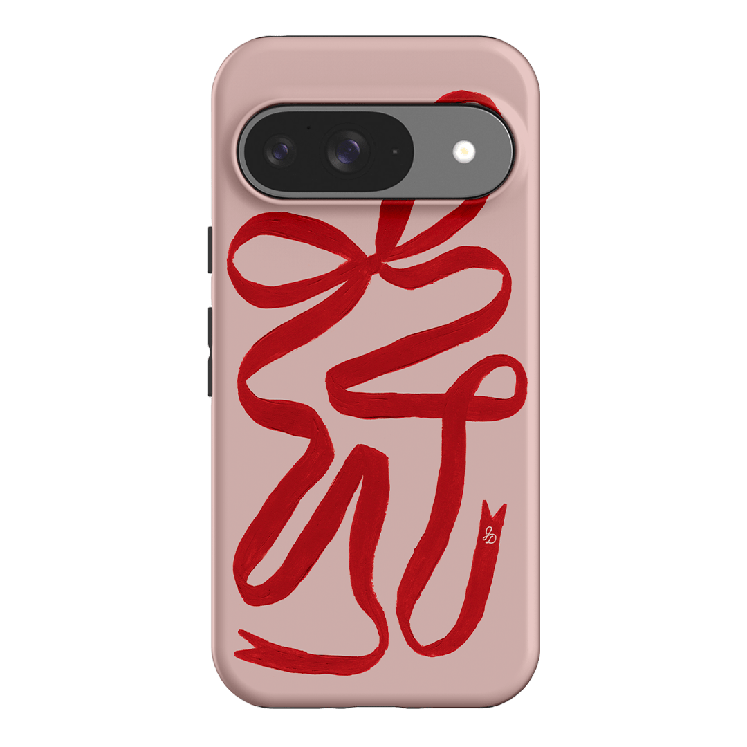 Valentine Ribbon Printed Phone Cases Google Pixel 9 / Armoured by Jasmine Dowling - The Dairy