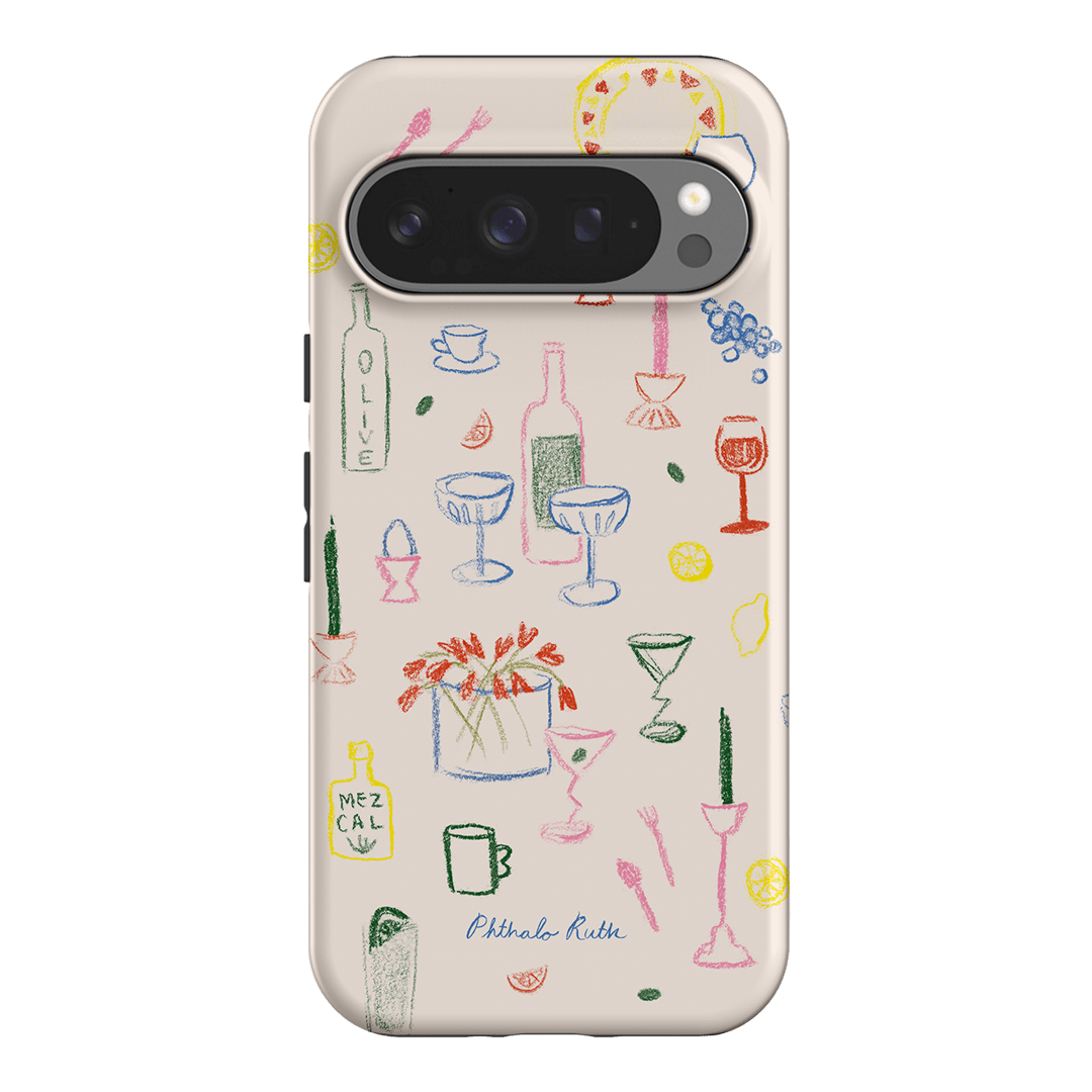 Dinnerware Printed Phone Cases Google Pixel 9 Pro / Armoured by Phthalo Ruth - The Dairy