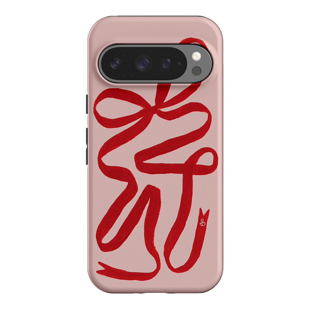 Valentine Ribbon Printed Phone Cases Google Pixel 9 Pro / Armoured by Jasmine Dowling - The Dairy