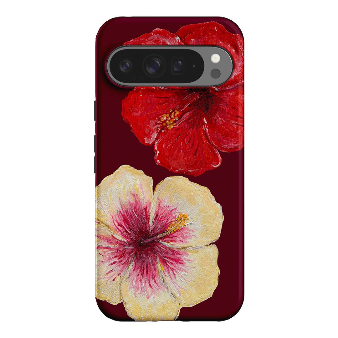 Hibiscus Flower Printed Phone Cases Google Pixel 9 Pro XL / Armoured by BG. Studio - The Dairy