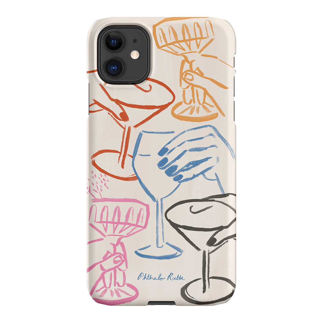 Cheers Multi Printed Phone Cases iPhone 11 / Snap by Phthalo Ruth - The Dairy