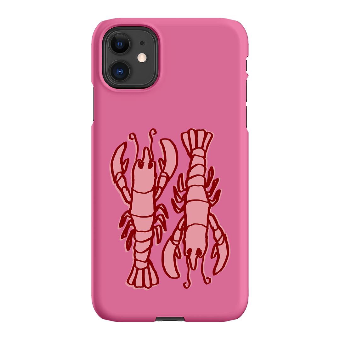 Lobster Love Pink Printed Phone Cases iPhone 11 / Snap by The Dairy - The Dairy