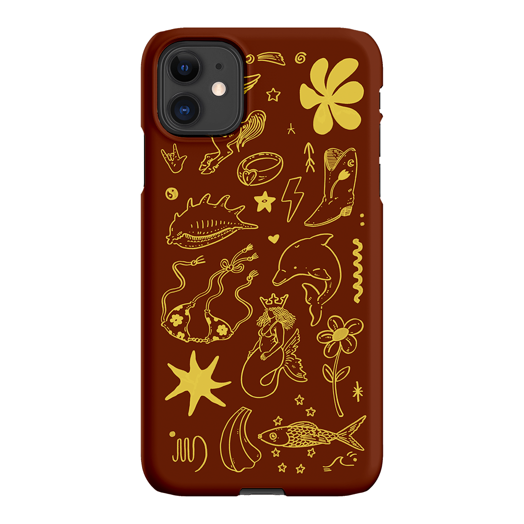 Spiced Cowboy Chocolate Printed Phone Cases iPhone 11 / Snap by Easty Beasty - The Dairy