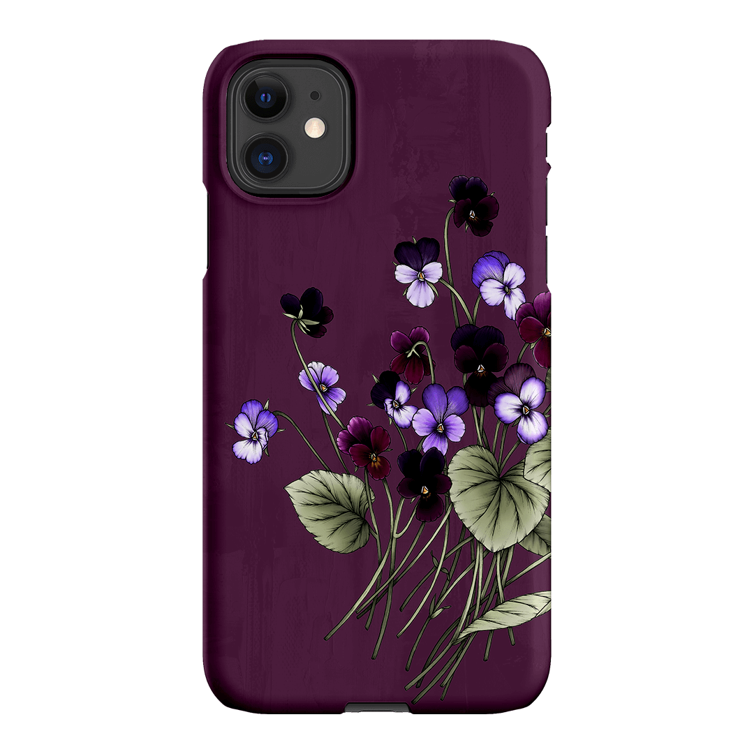 Viola Printed Phone Cases iPhone 11 / Snap by Typoflora - The Dairy