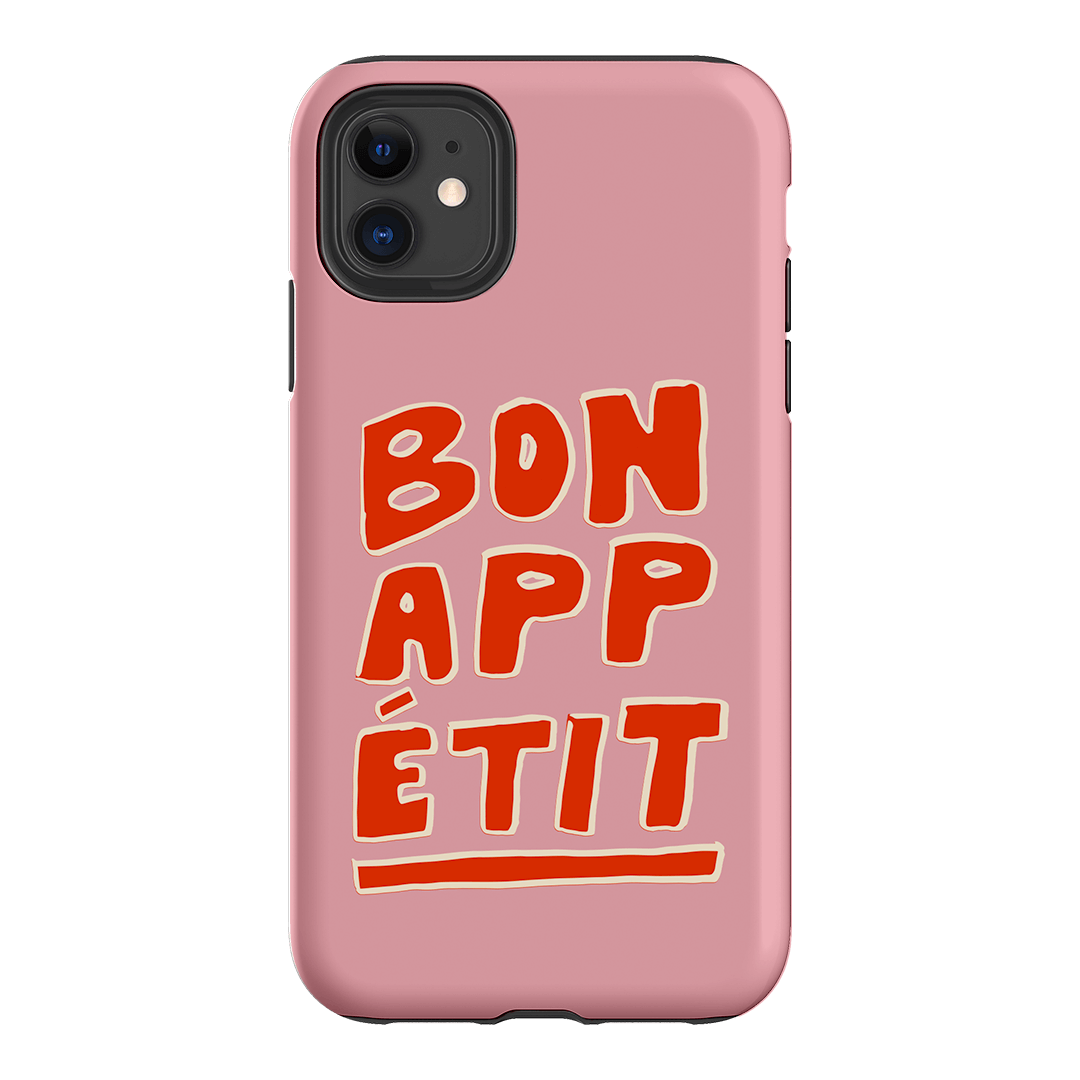 Bon Appetit Pink Printed Phone Cases iPhone 11 / Armoured by The Dairy - The Dairy