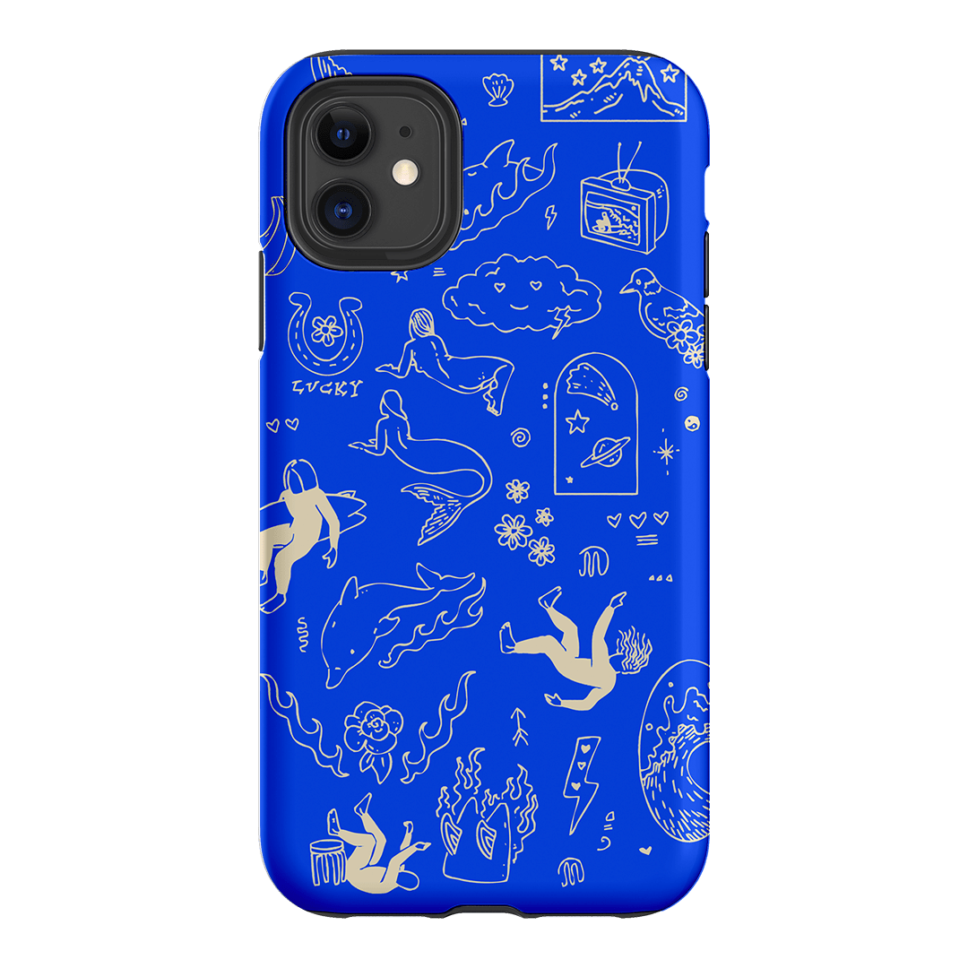 Easty Flash Blue Printed Phone Cases iPhone 11 / Armoured by Easty Beasty - The Dairy