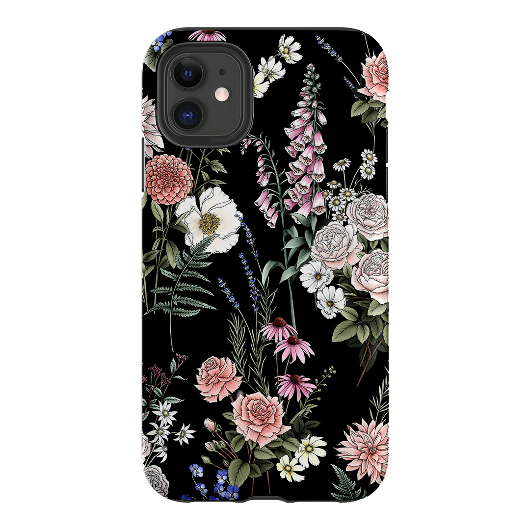 Garden Party Noir Printed Phone Cases iPhone 11 / Armoured by Typoflora - The Dairy