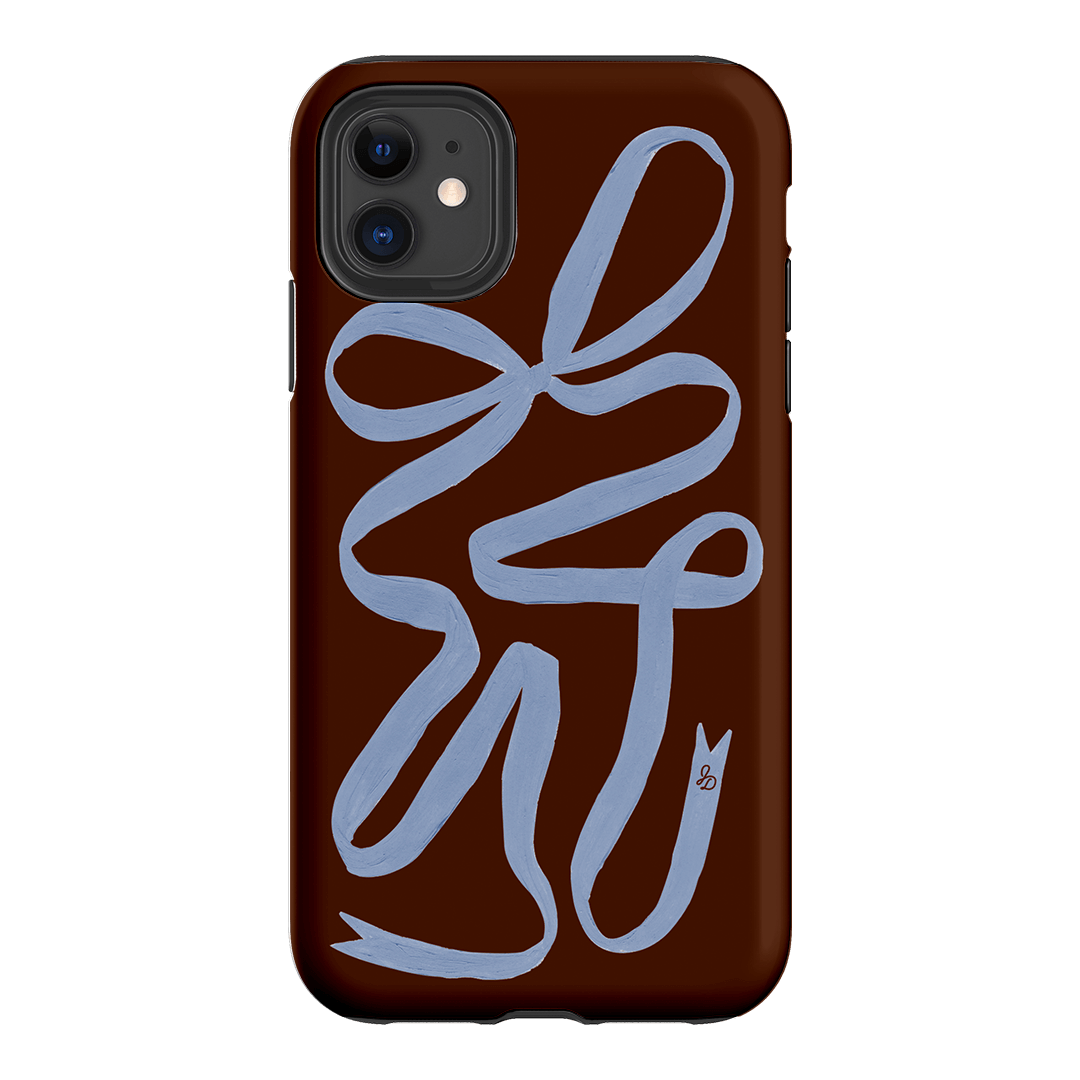 Mocha Ribbon Printed Phone Cases iPhone 11 / Armoured by Jasmine Dowling - The Dairy