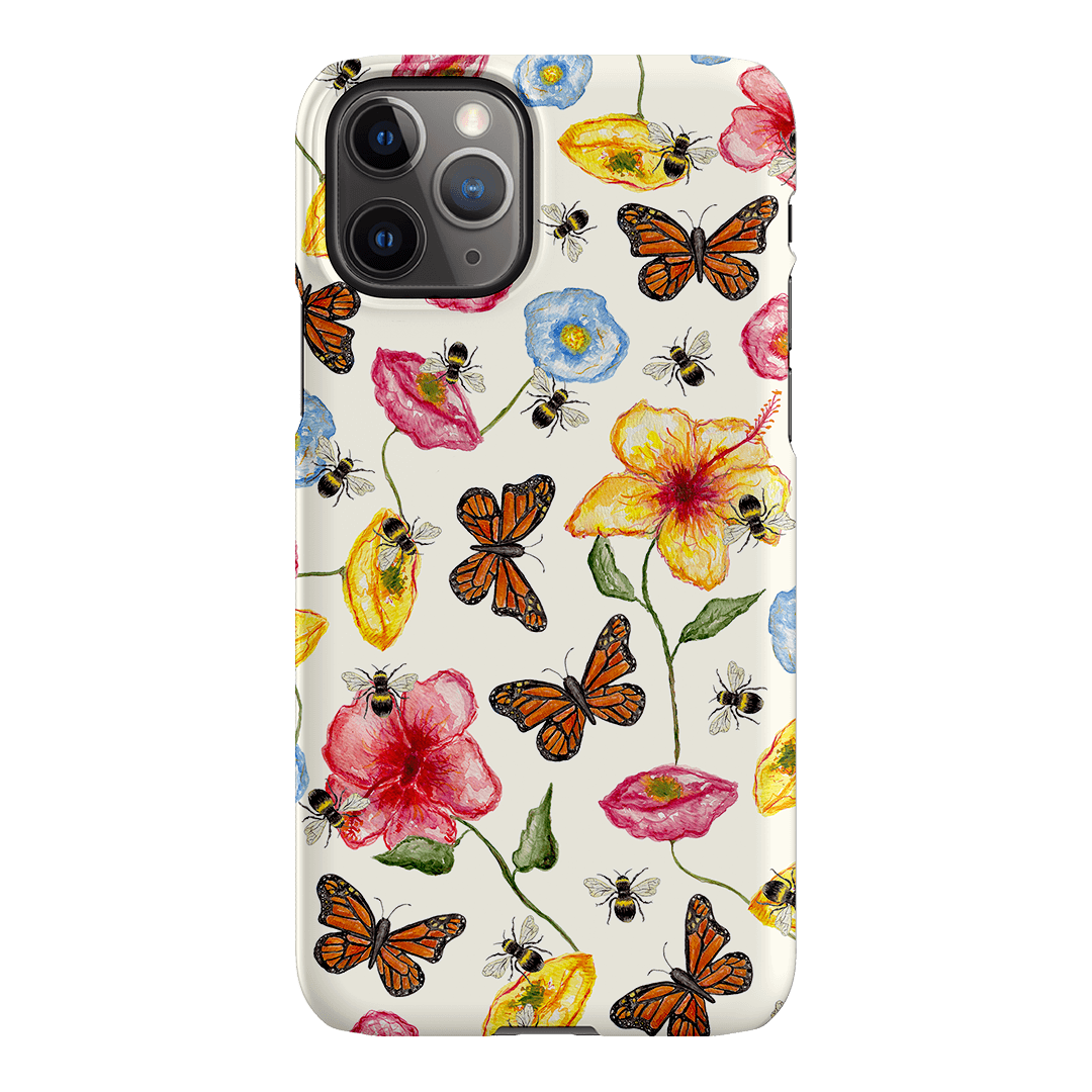 Butterflies & Bees Printed Phone Cases iPhone 11 Pro / Snap by BG. Studio - The Dairy