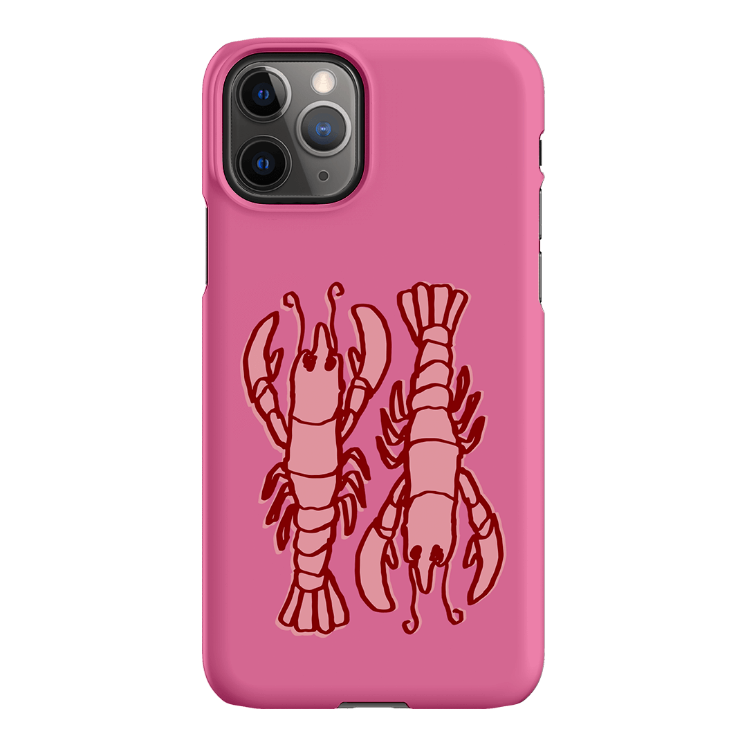 Lobster Love Pink Printed Phone Cases iPhone 11 Pro / Snap by The Dairy - The Dairy