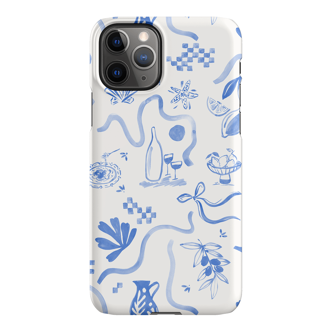 Mediterranean Wave Printed Phone Cases iPhone 11 Pro / Snap by Charlie Taylor - The Dairy