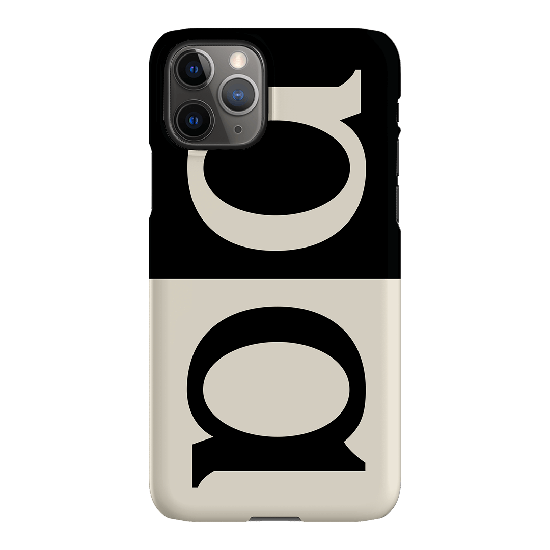 Monogram Printed Phone Cases iPhone 11 Pro / Snap by Apero - The Dairy