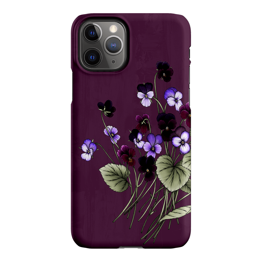 Viola Printed Phone Cases iPhone 11 Pro / Snap by Typoflora - The Dairy