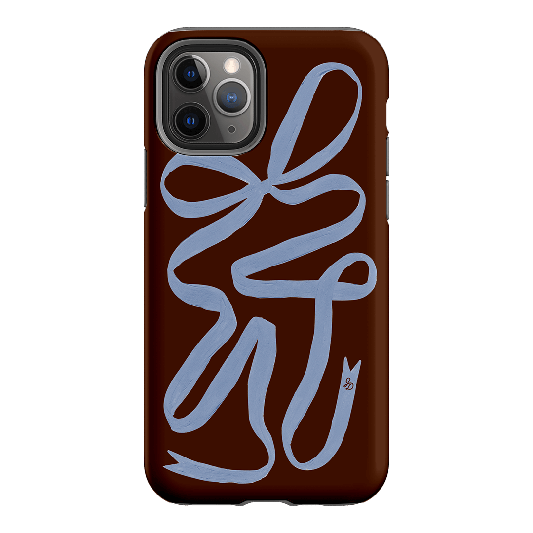 Mocha Ribbon Printed Phone Cases iPhone 11 Pro / Armoured by Jasmine Dowling - The Dairy