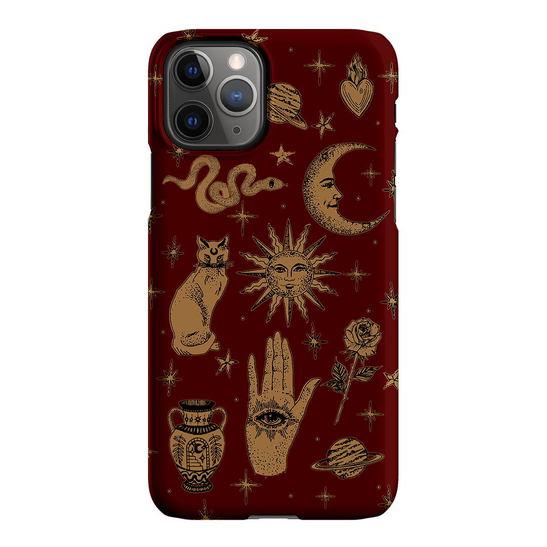 Astro Flash Red Printed Phone Cases iPhone 11 Pro Max / Snap by Veronica Tucker - The Dairy