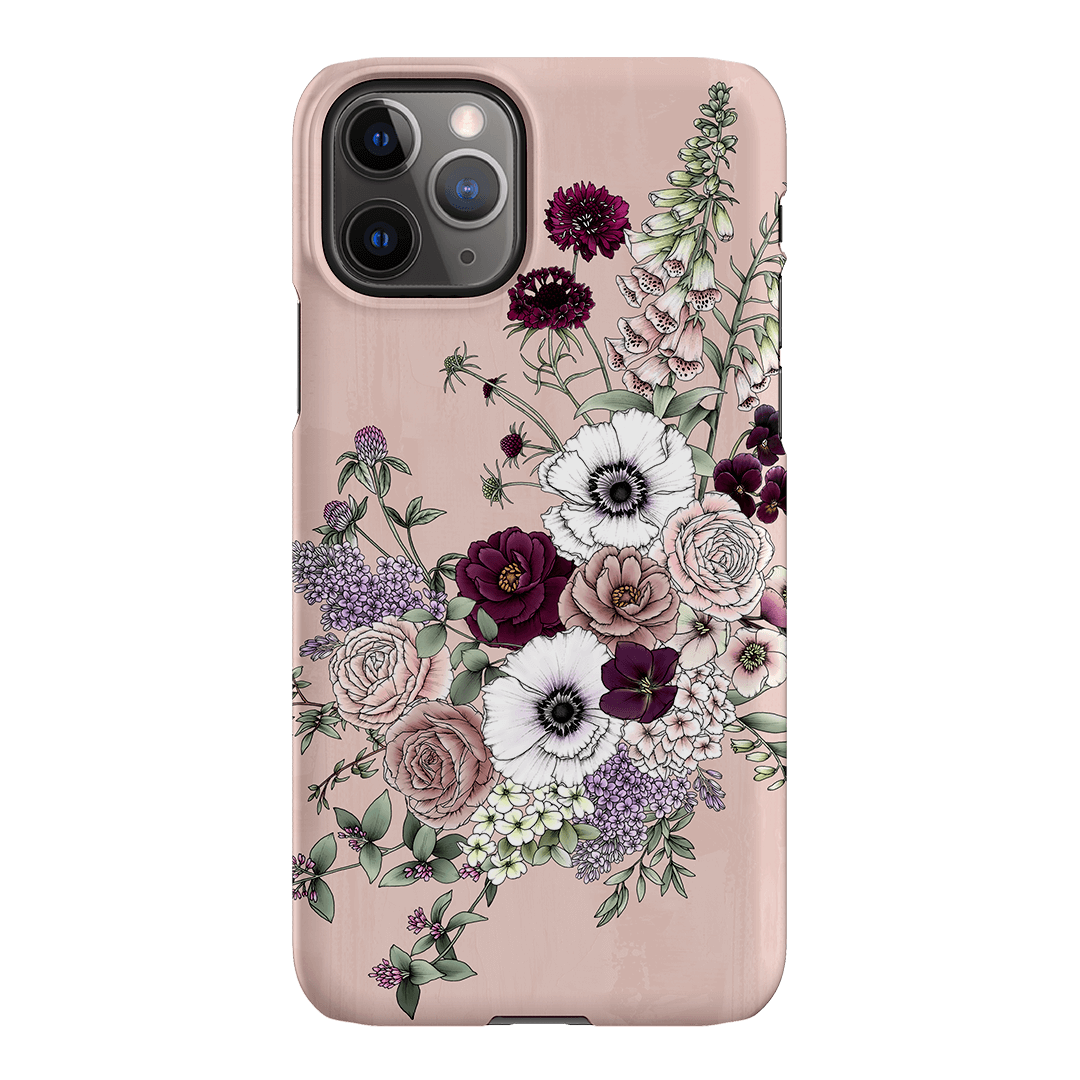 Blush Wildflowers Printed Phone Cases iPhone 11 Pro Max / Snap by Typoflora - The Dairy