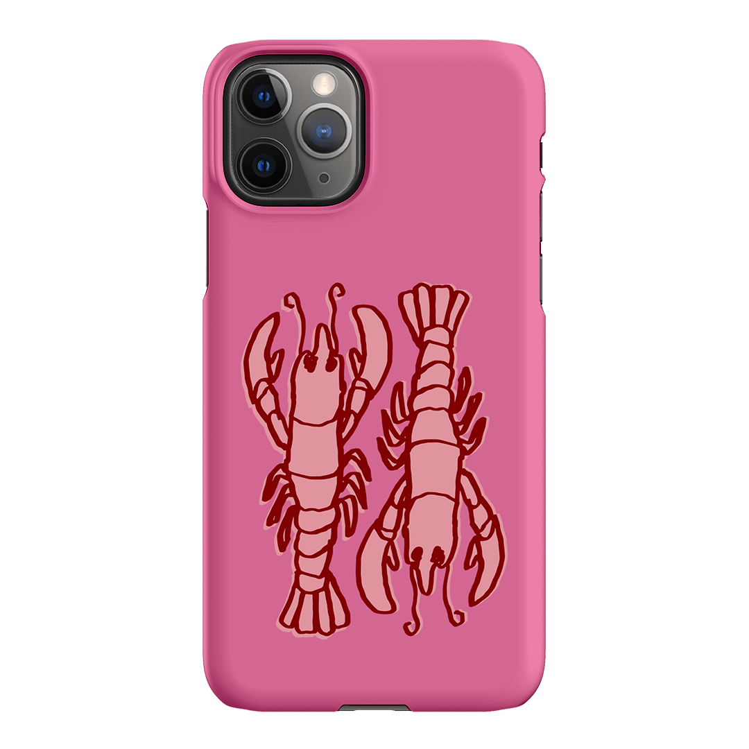 Lobster Love Pink Printed Phone Cases iPhone 11 Pro Max / Snap by The Dairy - The Dairy