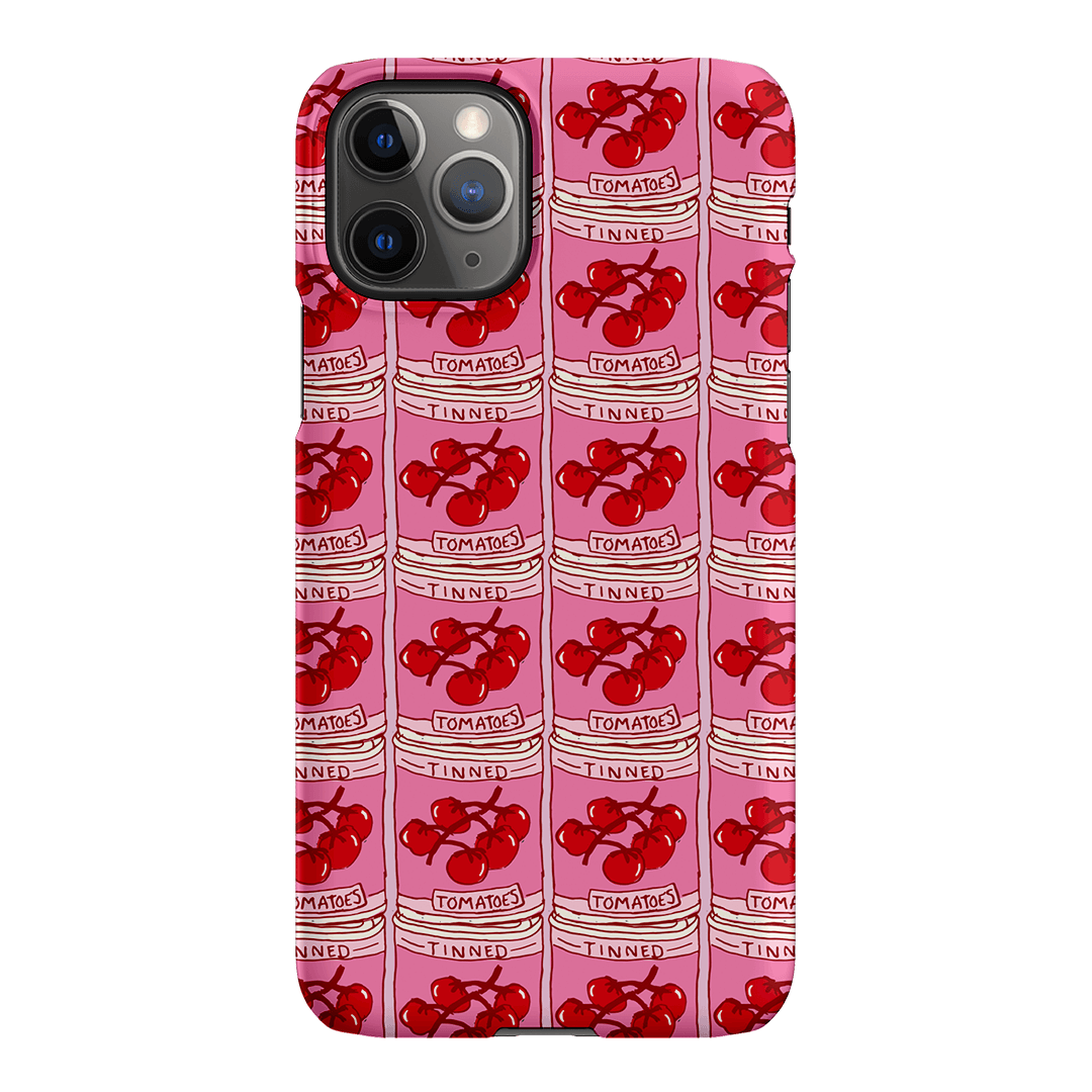 Tinned Tomatoes Printed Phone Cases iPhone 11 Pro Max / Snap by The Dairy - The Dairy