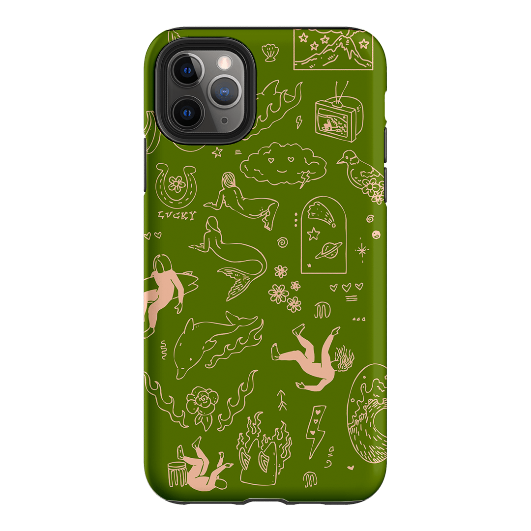 Easty Flash Green Printed Phone Cases iPhone 11 Pro Max / Armoured by Easty Beasty - The Dairy