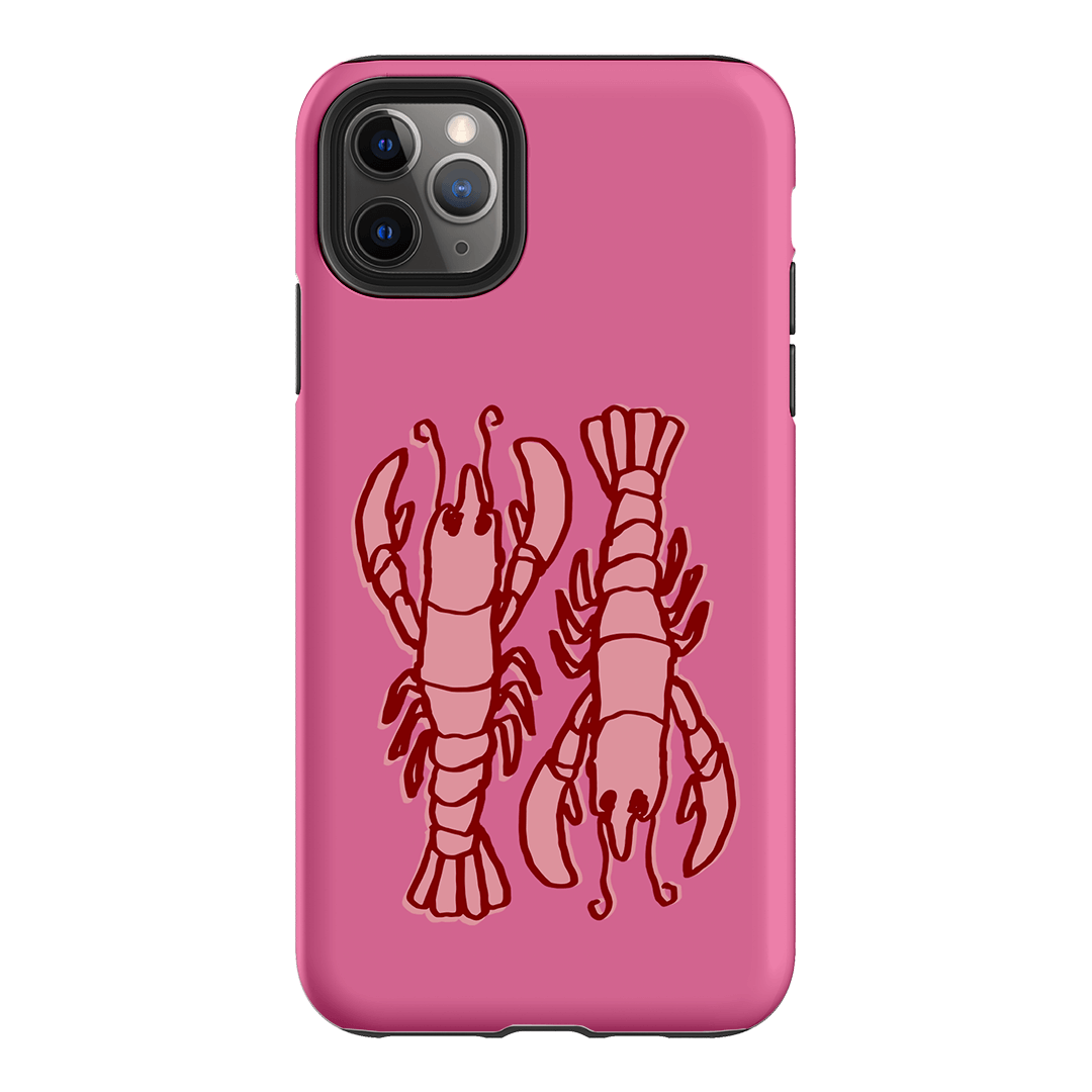 Lobster Love Pink Printed Phone Cases iPhone 11 Pro Max / Armoured by The Dairy - The Dairy