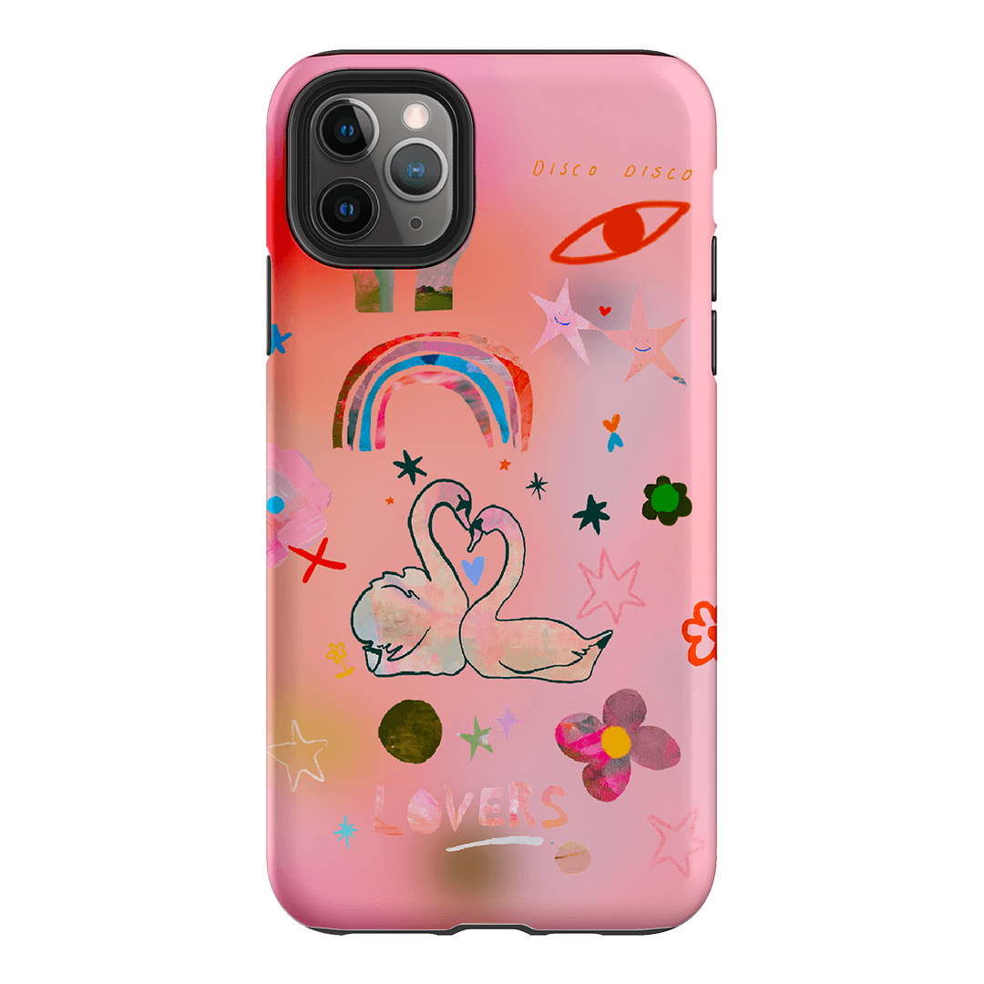 Pink Swan Printed Phone Cases iPhone 11 Pro Max / Armoured by Kate Eliza - The Dairy